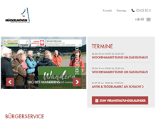 Tablet Screenshot of hueckelhoven.de
